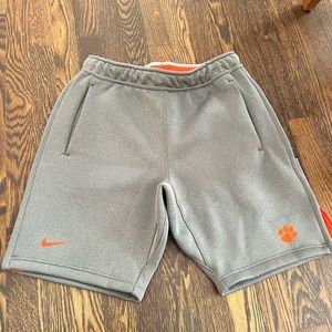 Nike Clemson sweatpants shorts